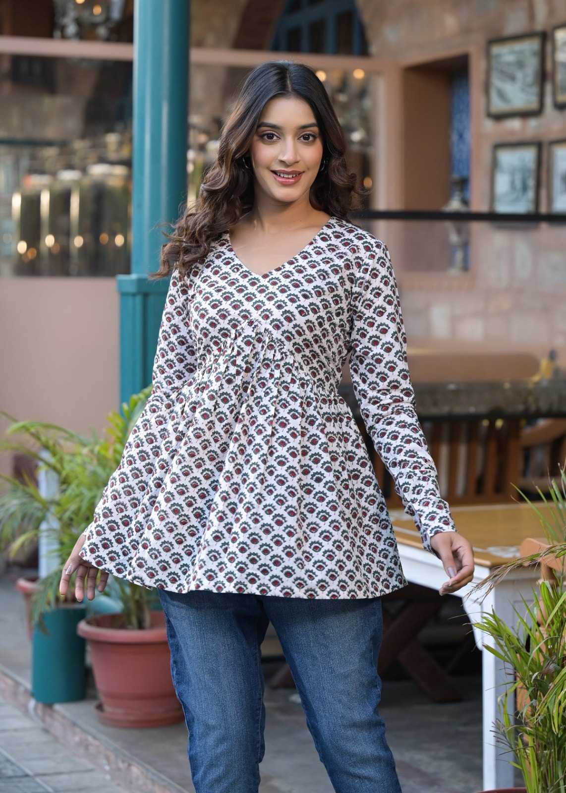 Alolika Rayon Short Kurti