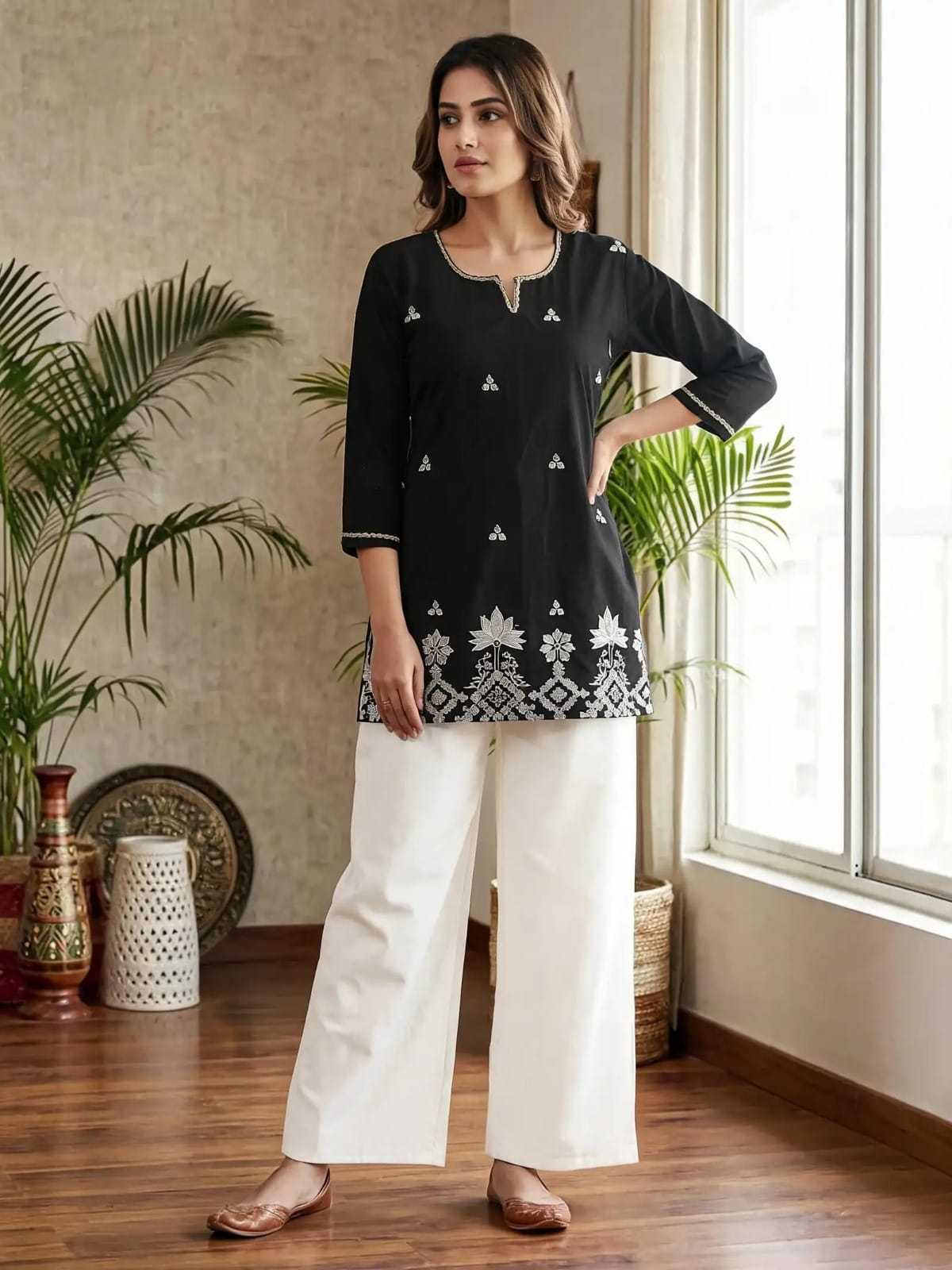 Anasuya Rayon Designer Kurti