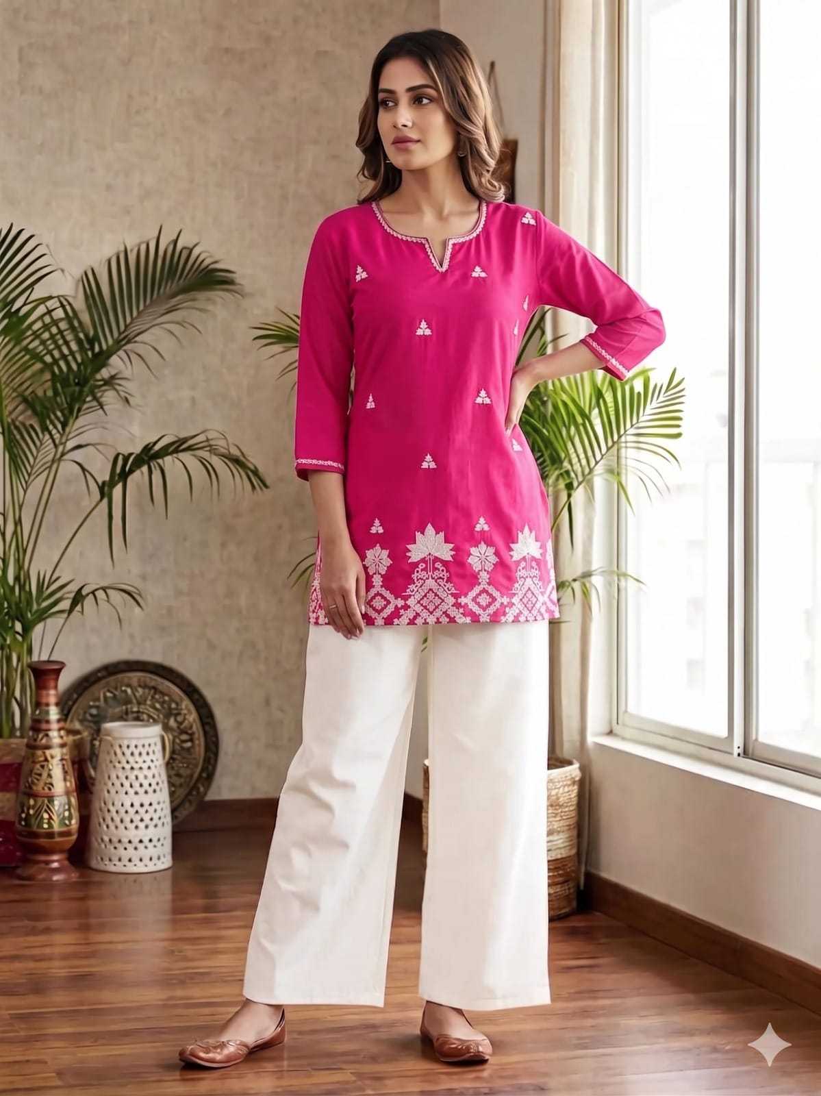 Anasuya Rayon Designer Kurti