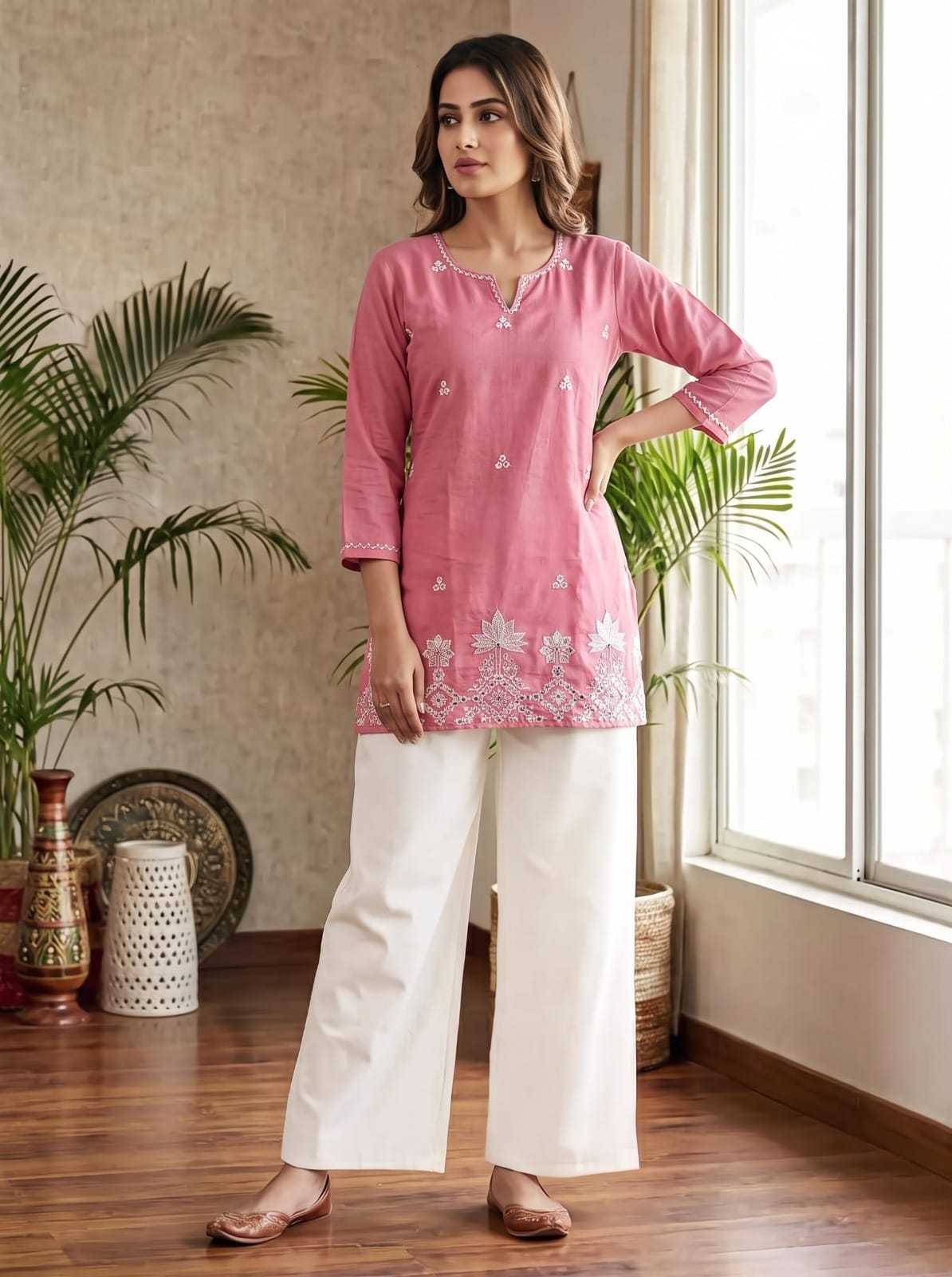 Anasuya Rayon Designer Kurti