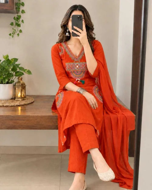 Atta Cotton Designer Kurti