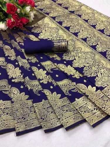 Charushila Banarasi Soft Silk Saree