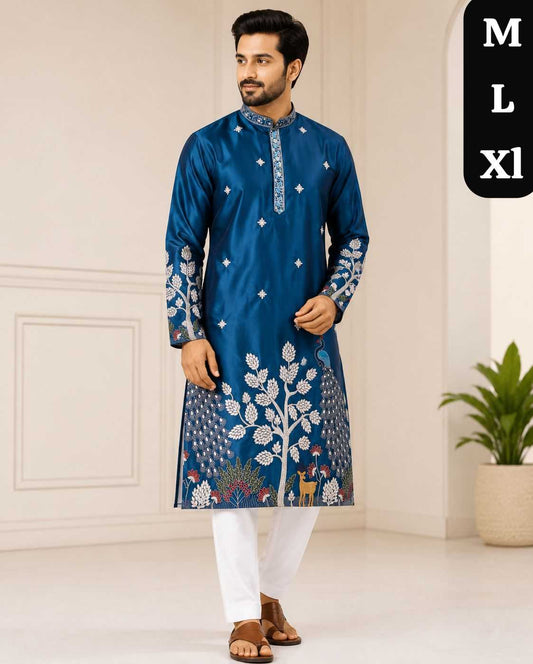 Malai Cotton Designer Kurti