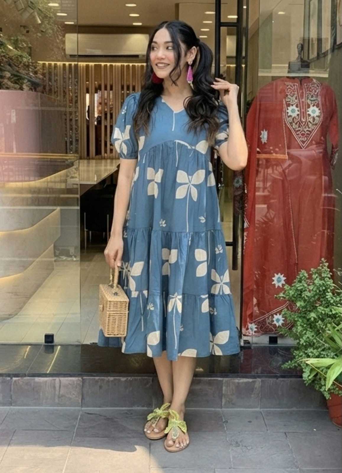 Titali Rayon Printed Gown