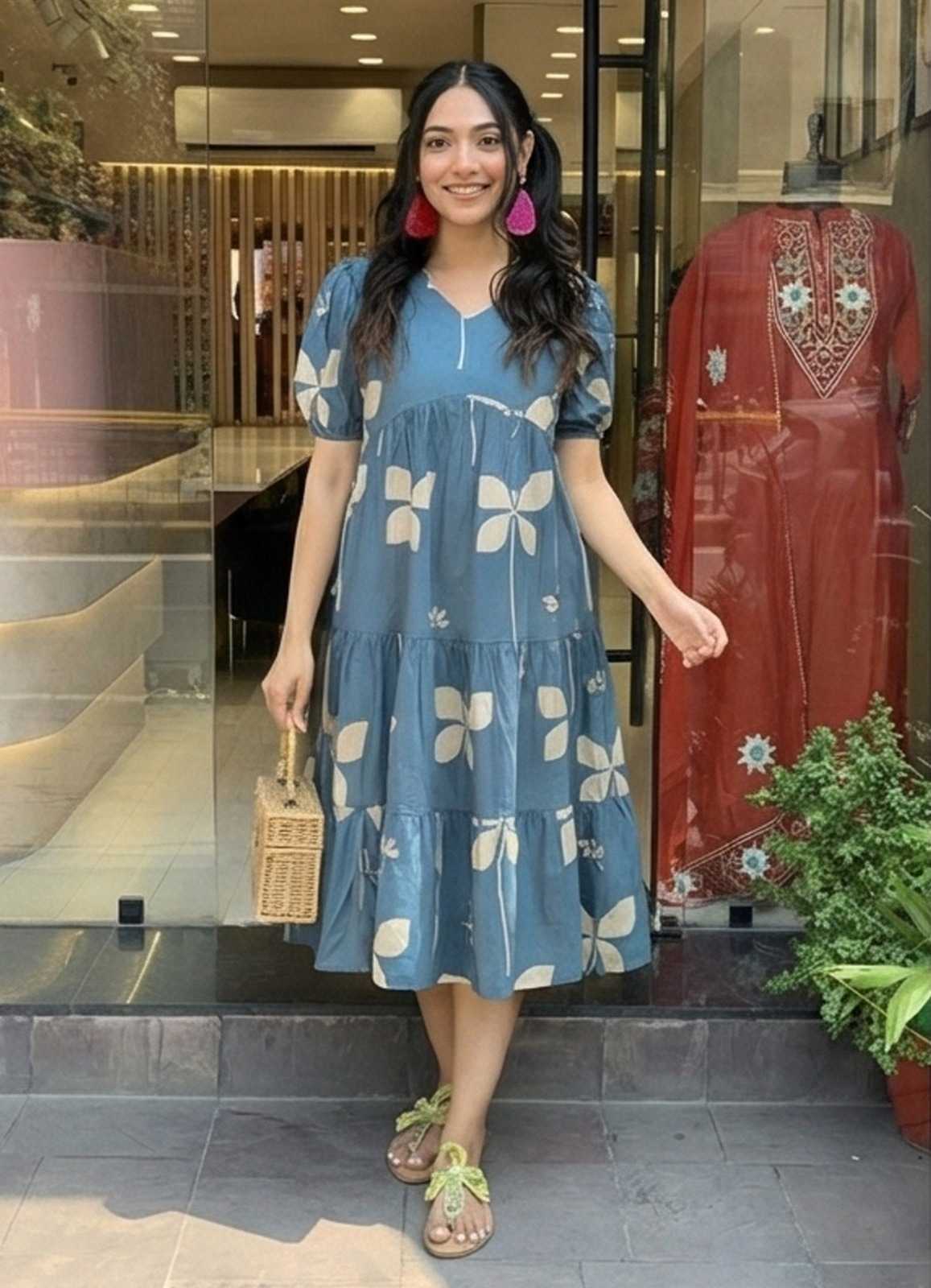 Titali Rayon Printed Gown