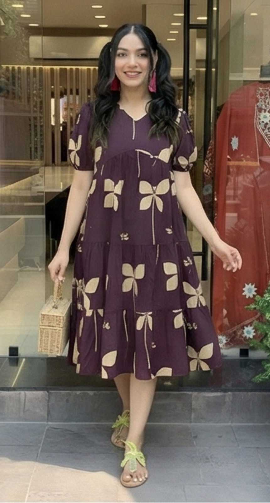 Titali Rayon Printed Gown