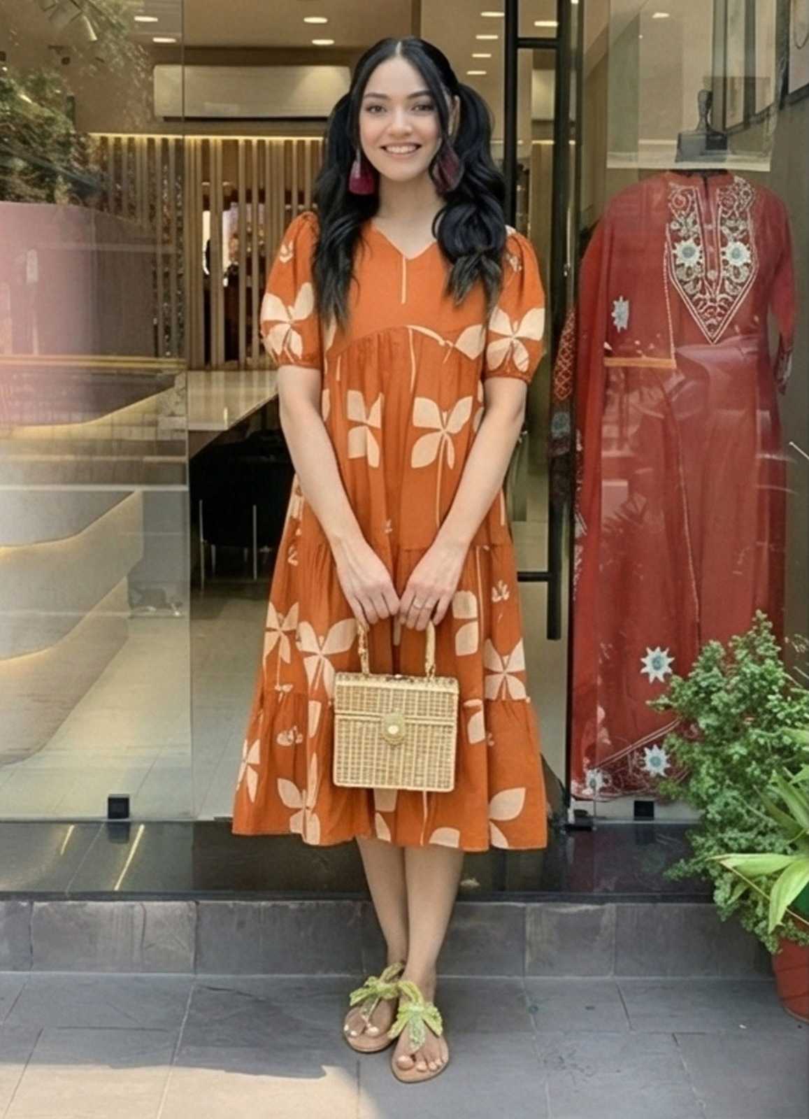 Titali Rayon Printed Gown