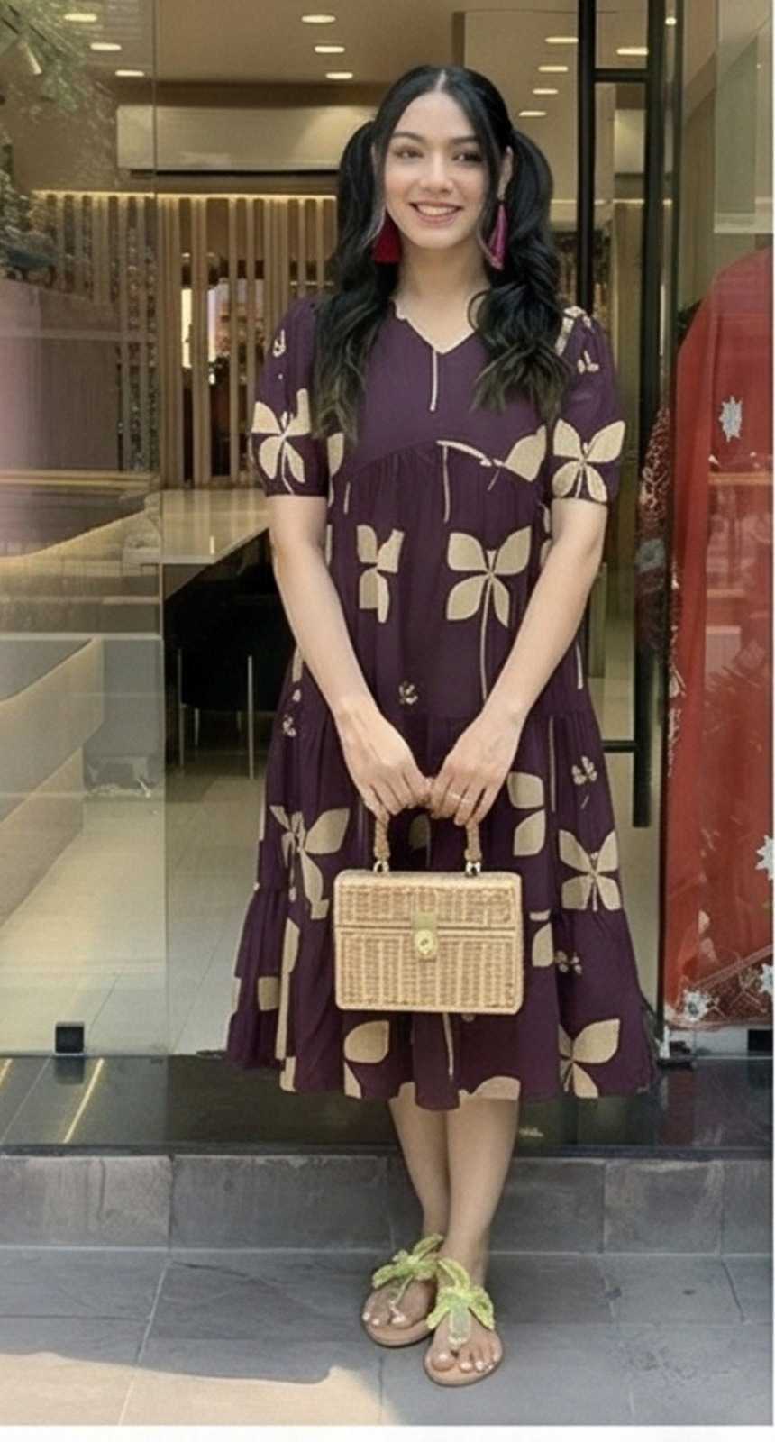 Titali Rayon Printed Gown