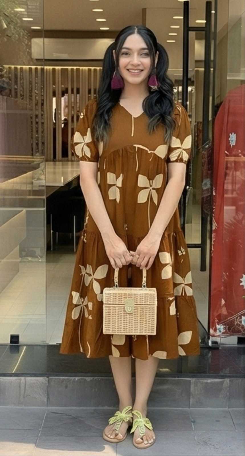 Titali Rayon Printed Gown