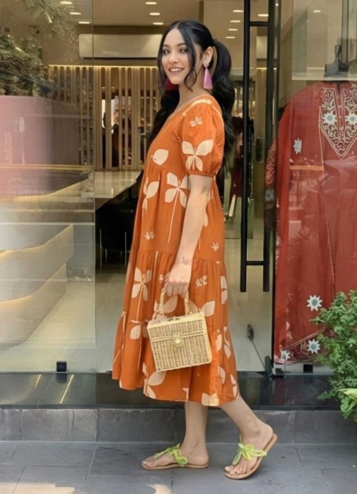Titali Rayon Printed Gown