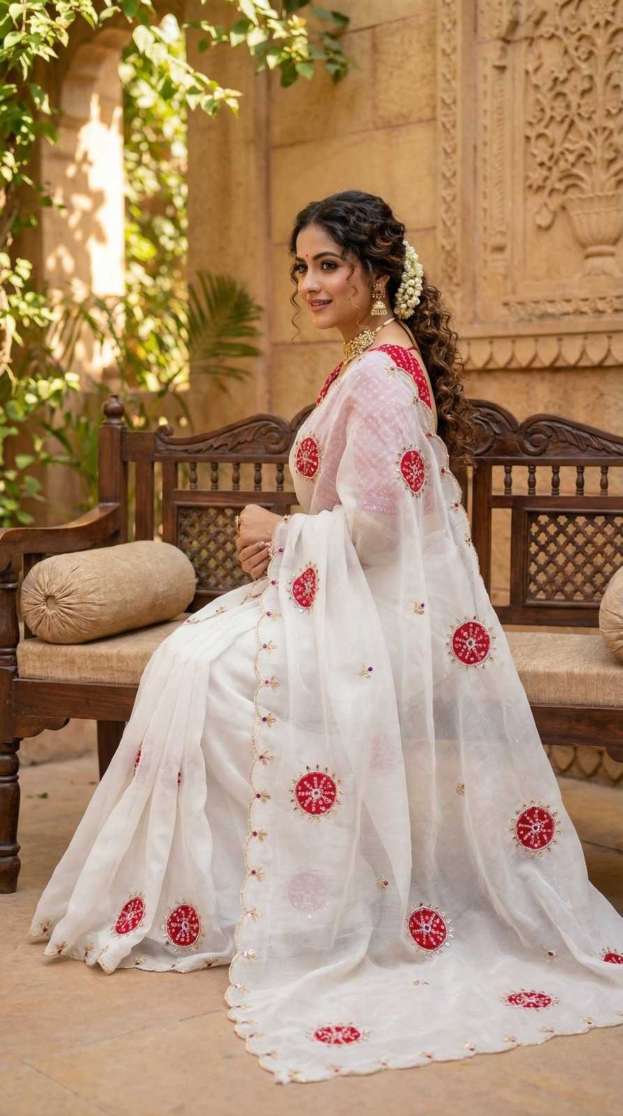 Crunchi Fancy Saree