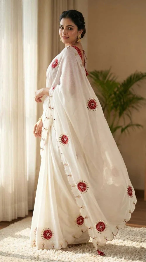 Crunchi Fancy Saree
