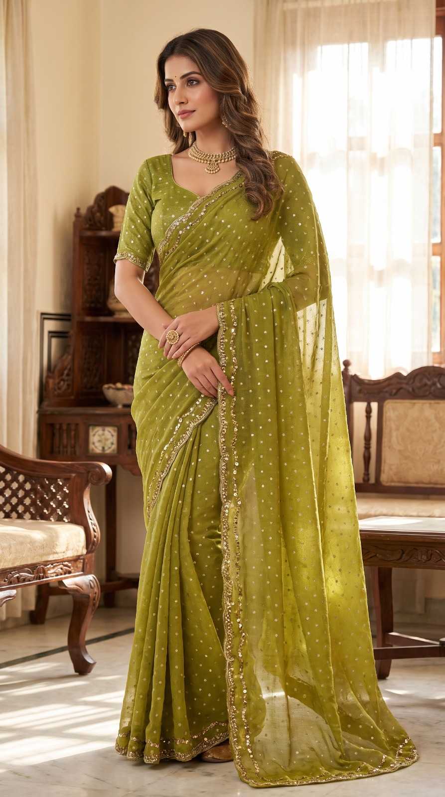 Pure Silk Party Wear Saree