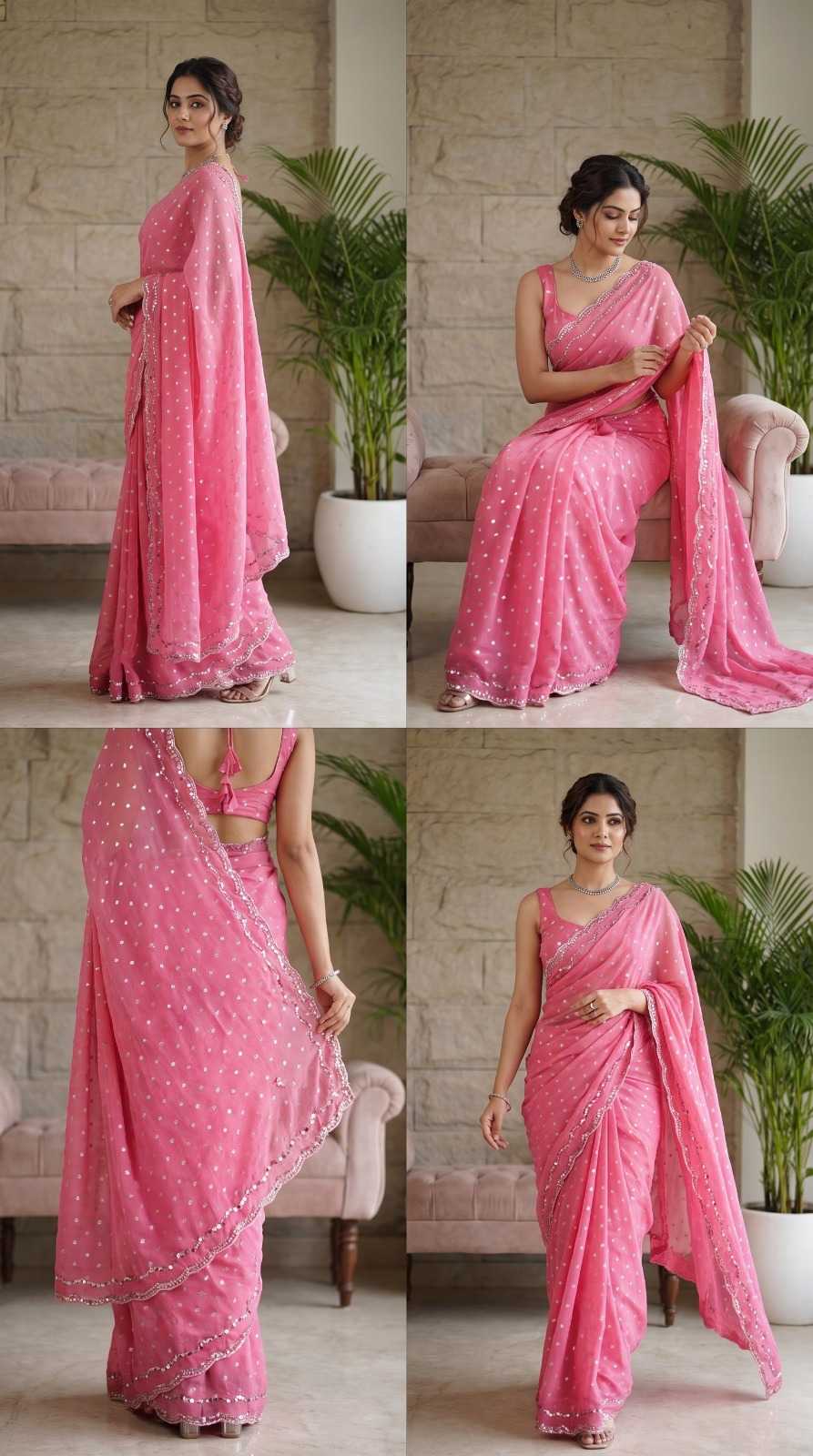 Pure Silk Party Wear Saree