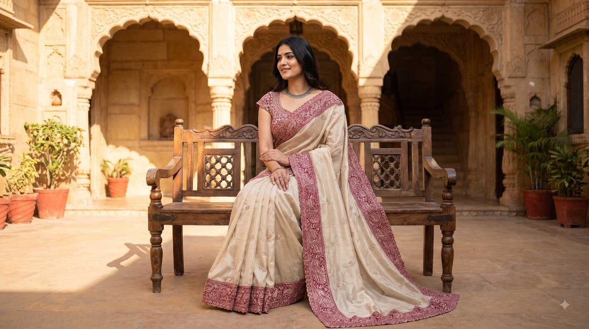Aarohi Rangoli Silk Designer Saree