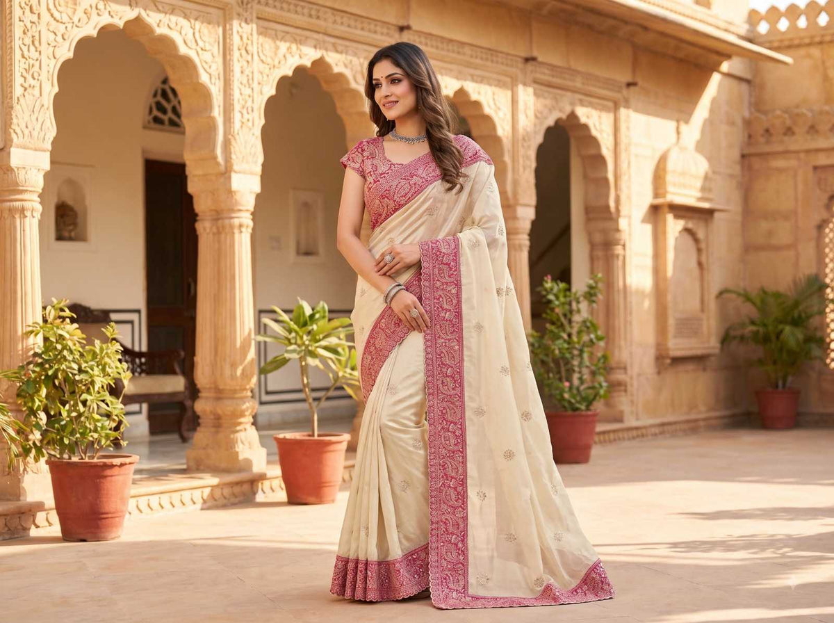 Aarohi Rangoli Silk Designer Saree