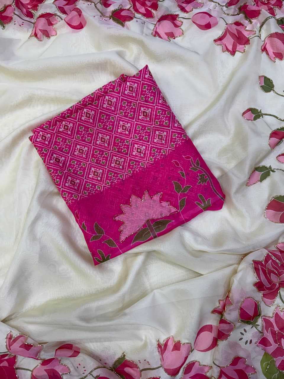 Tabby Silk Printed Saree