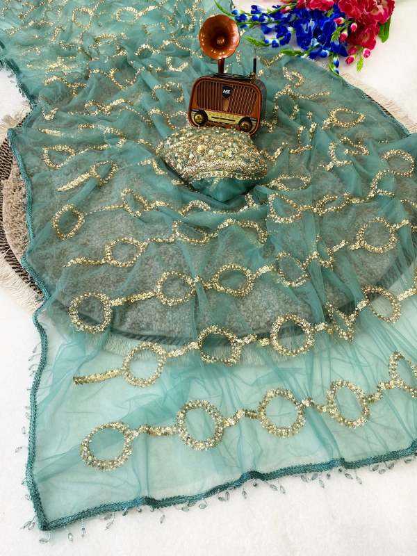 Bindya Soft Net Designer Saree