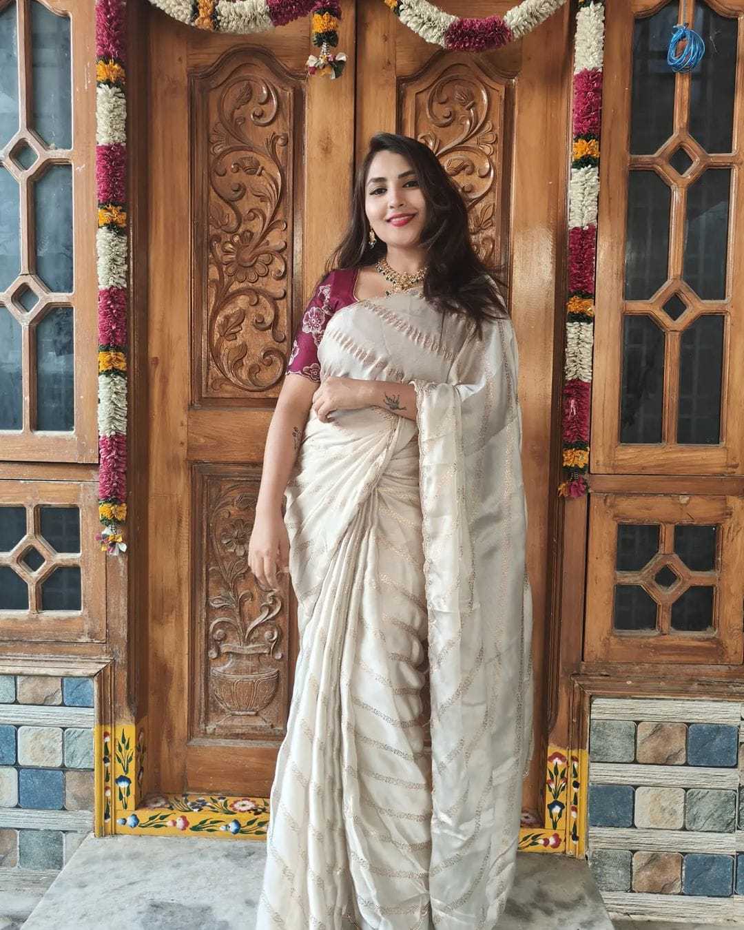 Charli Chiffon Leheriya Saree