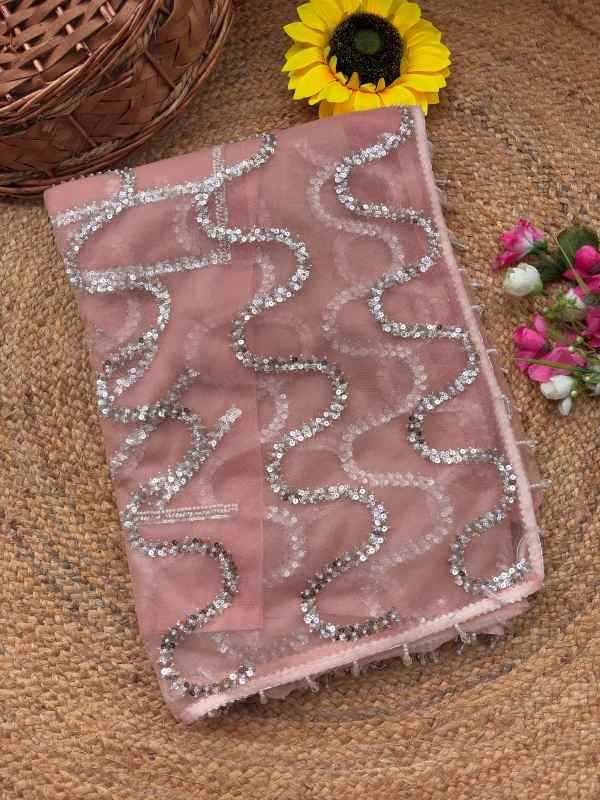 Soft Net Designer Saree