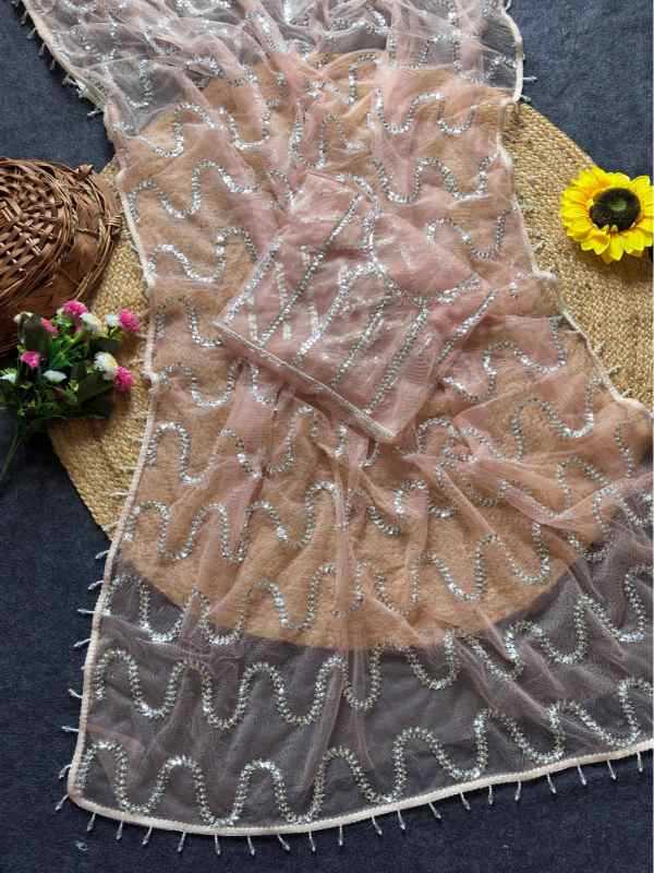 Soft Net Designer Saree