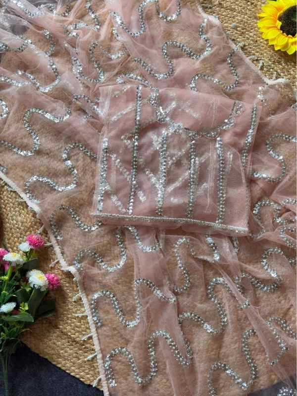 Soft Net Designer Saree