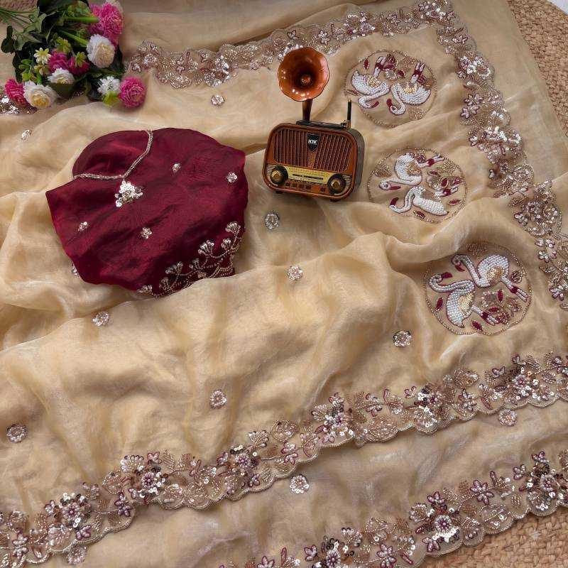 Flamingo Soft Silk Saree
