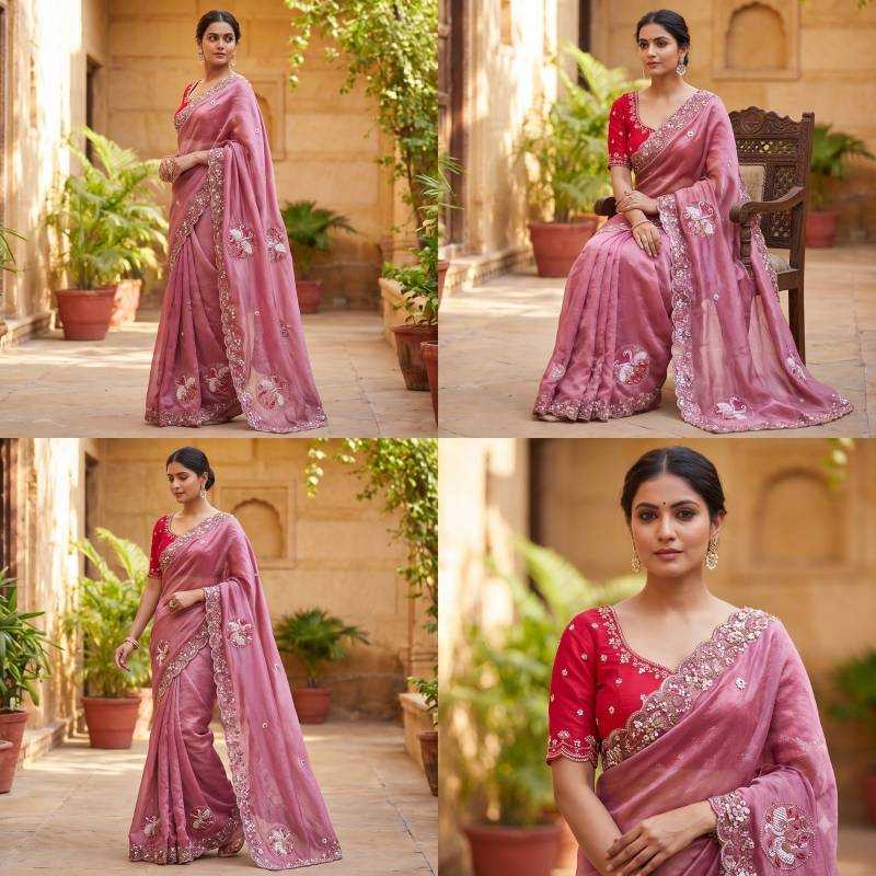 Flamingo Soft Silk Saree