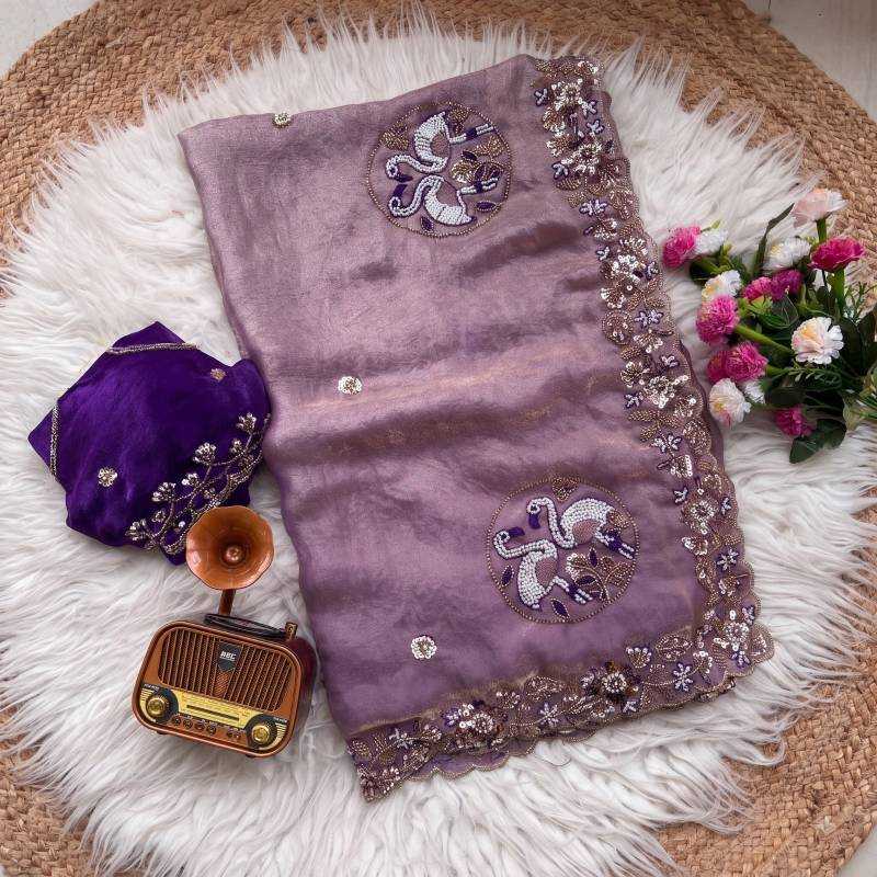 Flamingo Soft Silk Saree