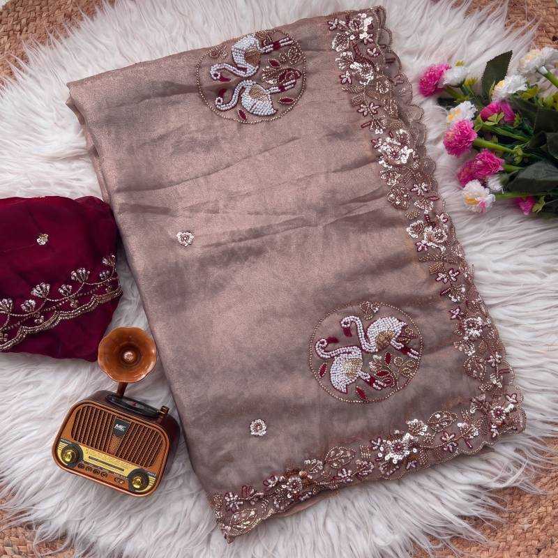 Flamingo Soft Silk Saree