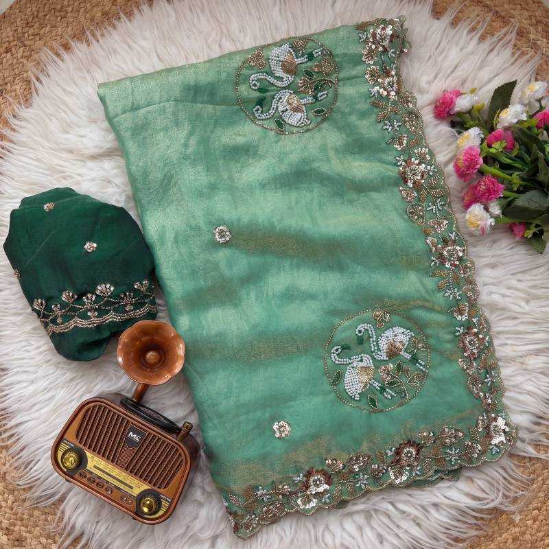 Flamingo Soft Silk Saree
