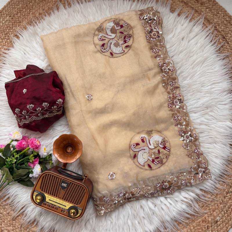 Flamingo Soft Silk Saree