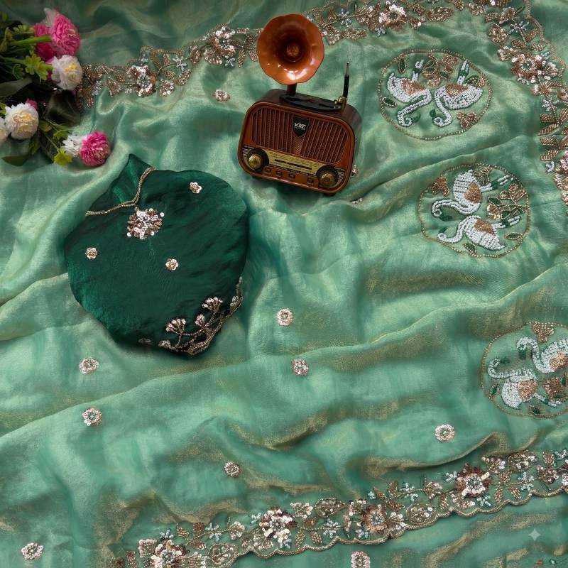 Flamingo Soft Silk Saree