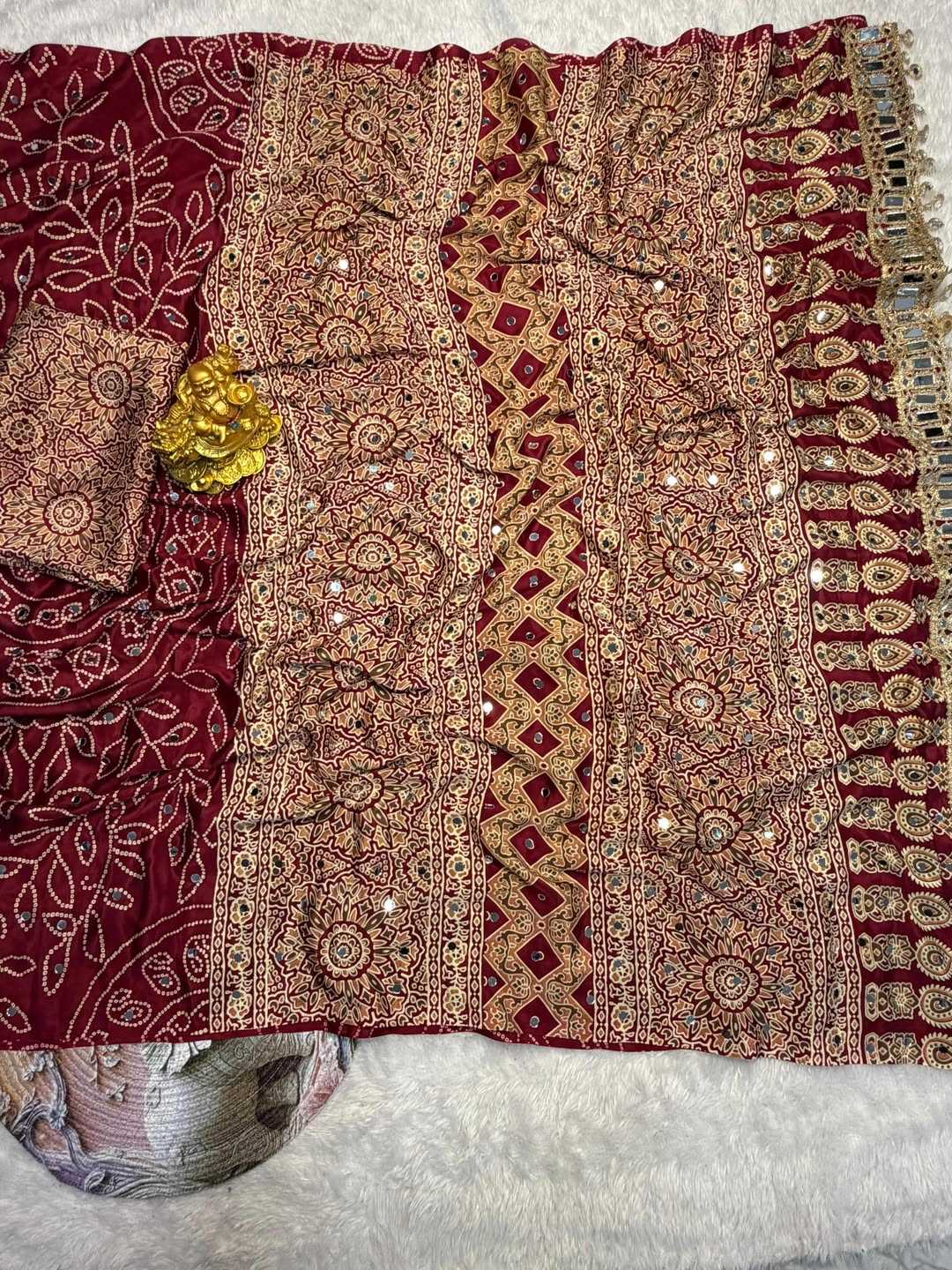 Satin Silk Printed Saree