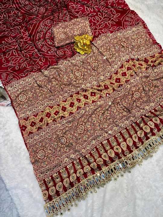 Satin Silk Printed Saree