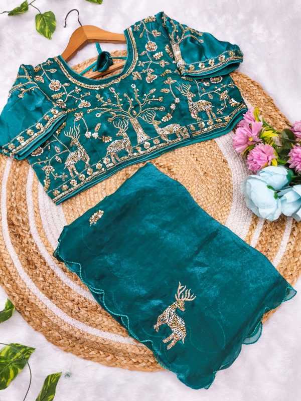 Hiran Satin Silk Soft Saree