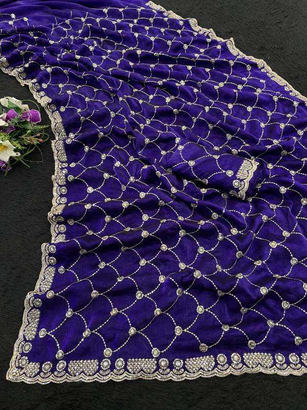 Jyoti Chiffon Designer Silk Saree