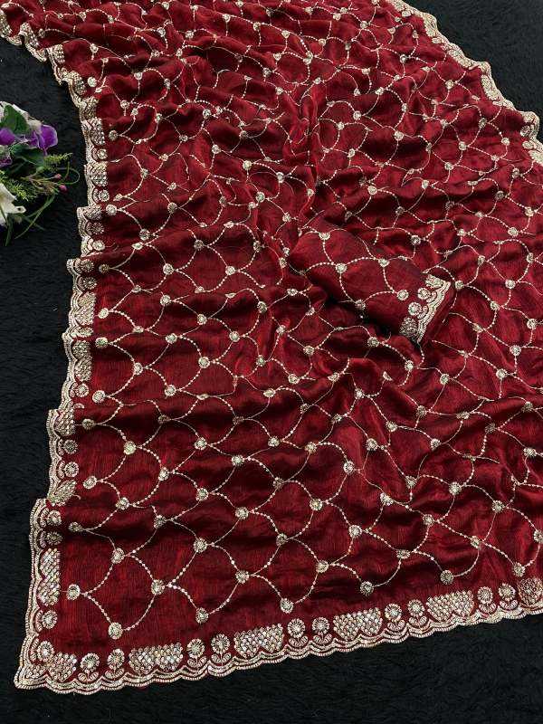 Jyoti Chiffon Designer Silk Saree