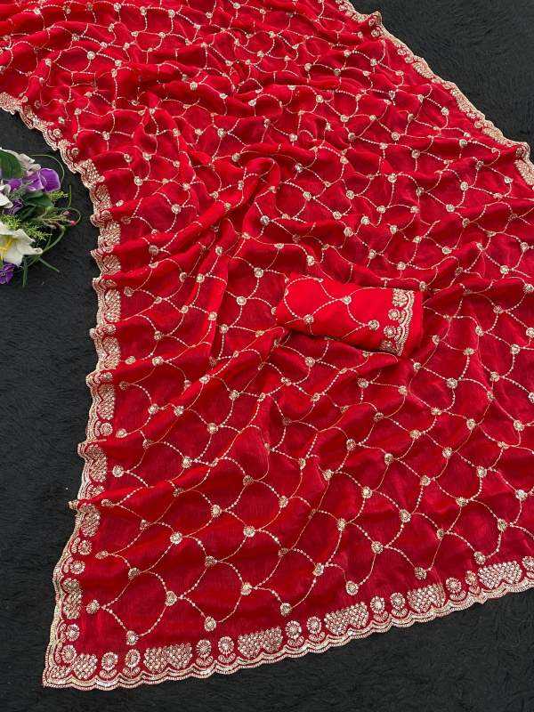 Jyoti Chiffon Designer Silk Saree