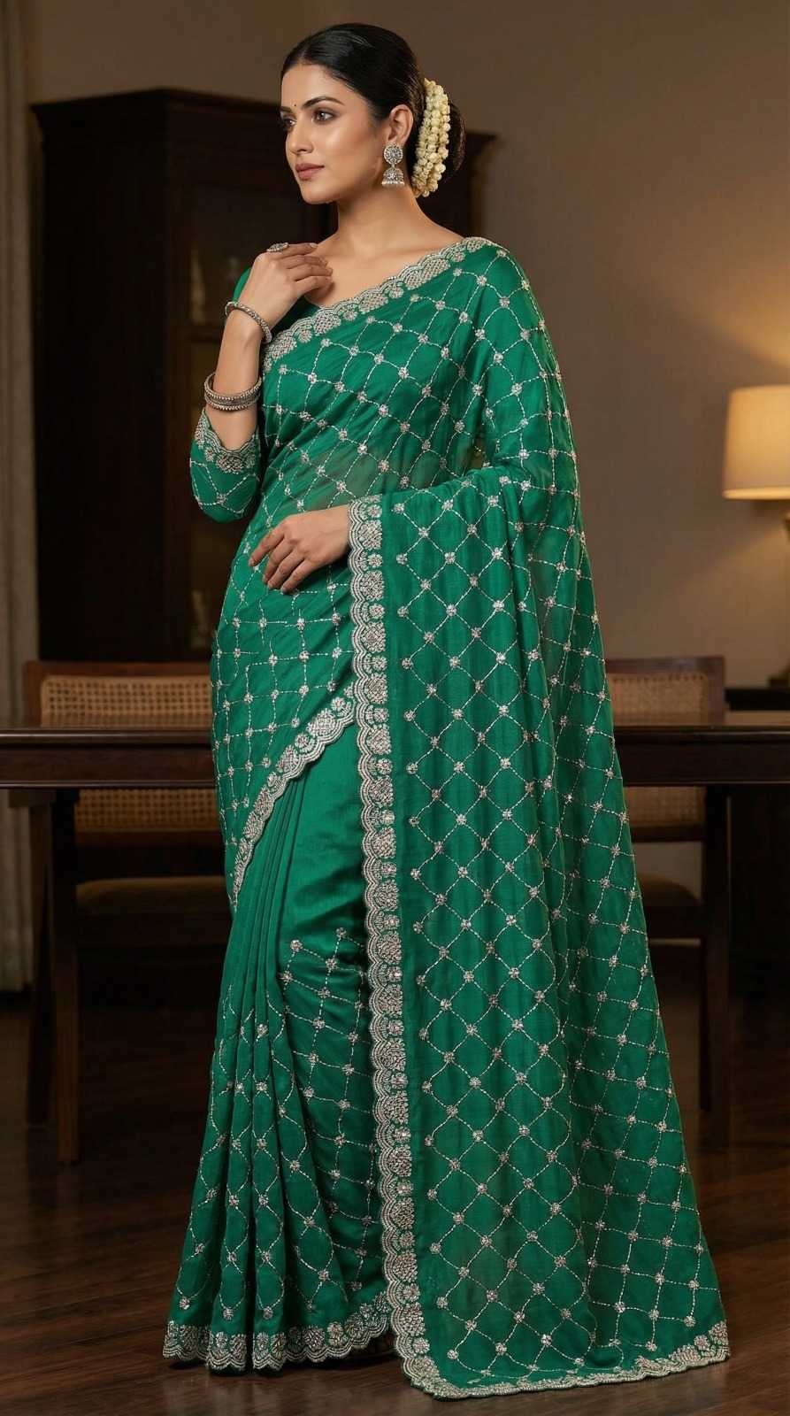 Jyoti Chiffon Designer Silk Saree