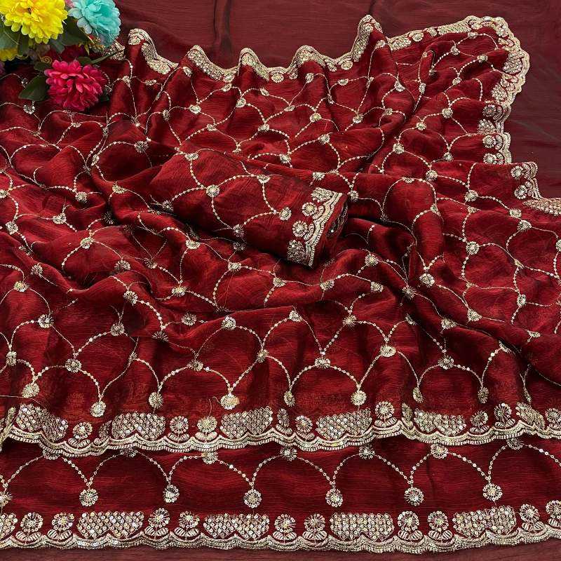 Jyoti Chiffon Designer Silk Saree