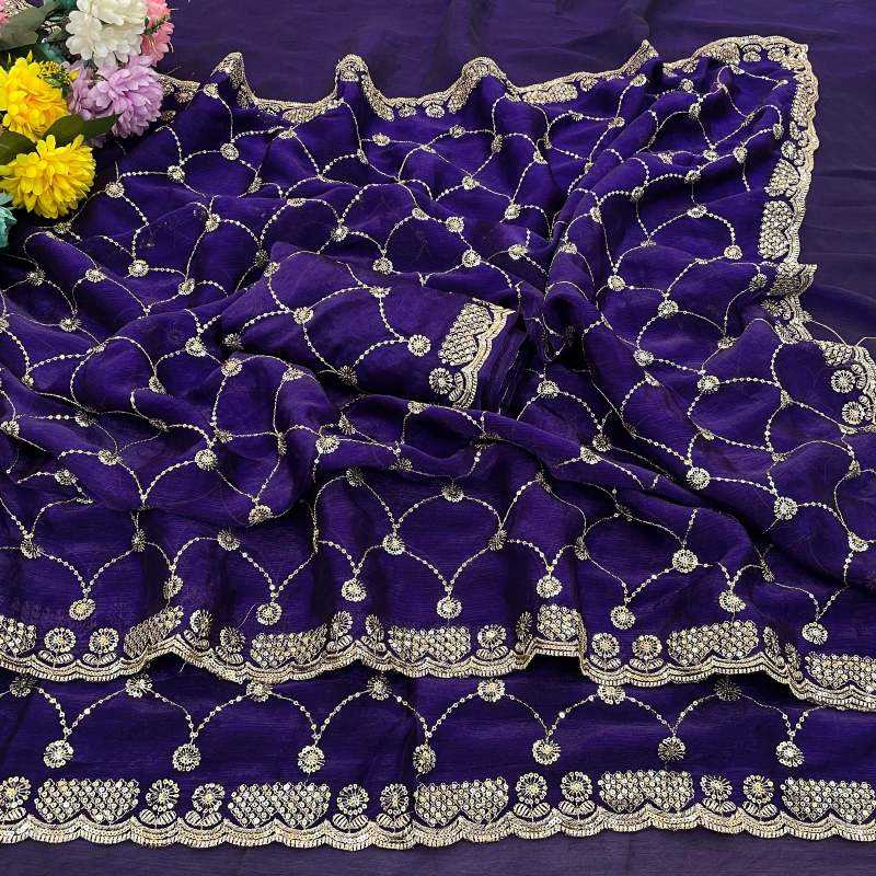Jyoti Chiffon Designer Silk Saree