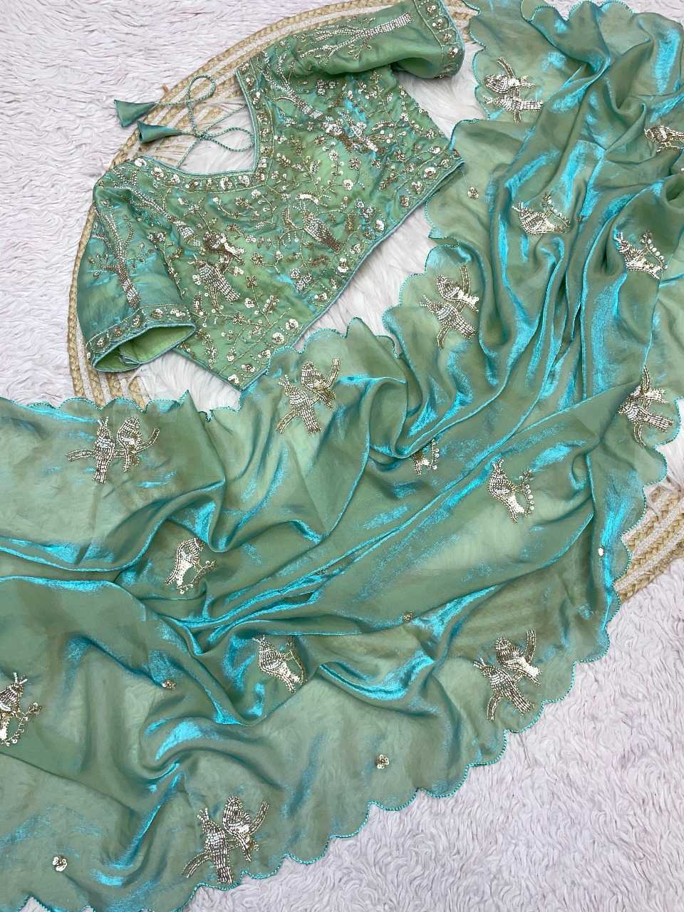 Koyal Satin Silk Soft Saree