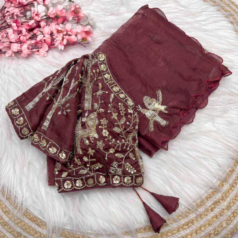Koyal Satin Silk Soft Saree