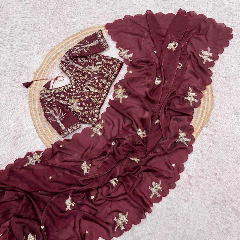 Koyal Satin Silk Soft Saree