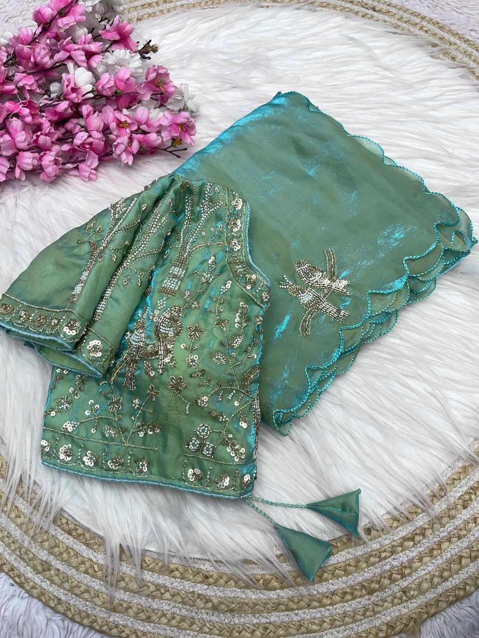 Koyal Satin Silk Soft Saree