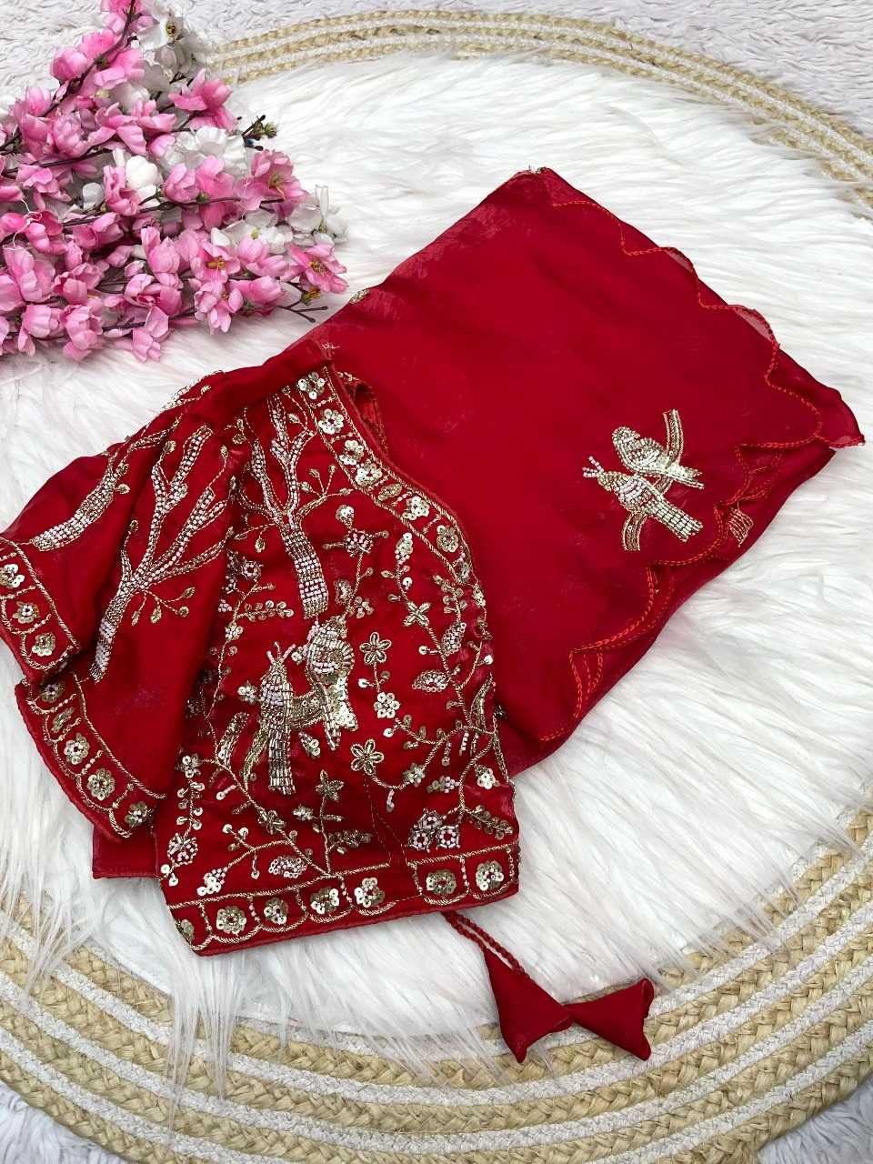 Koyal Satin Silk Soft Saree