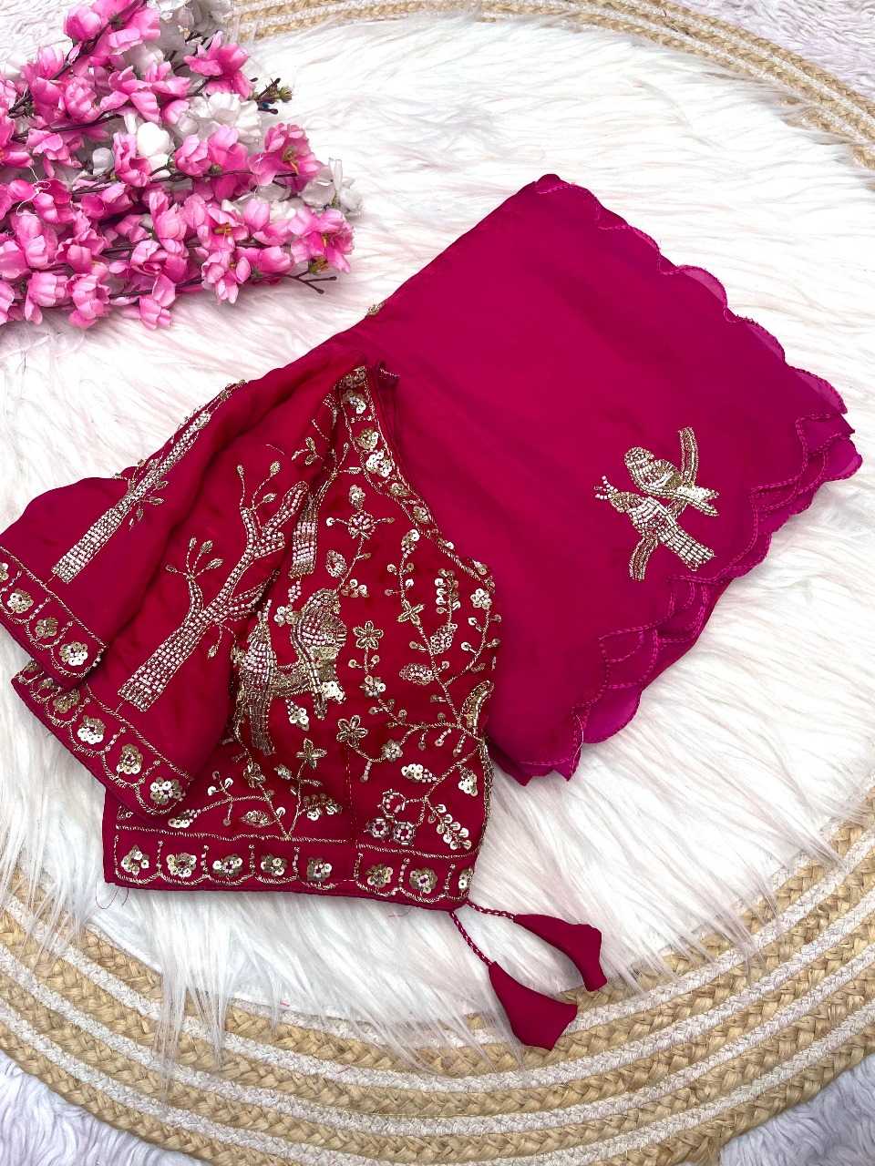 Koyal Satin Silk Soft Saree