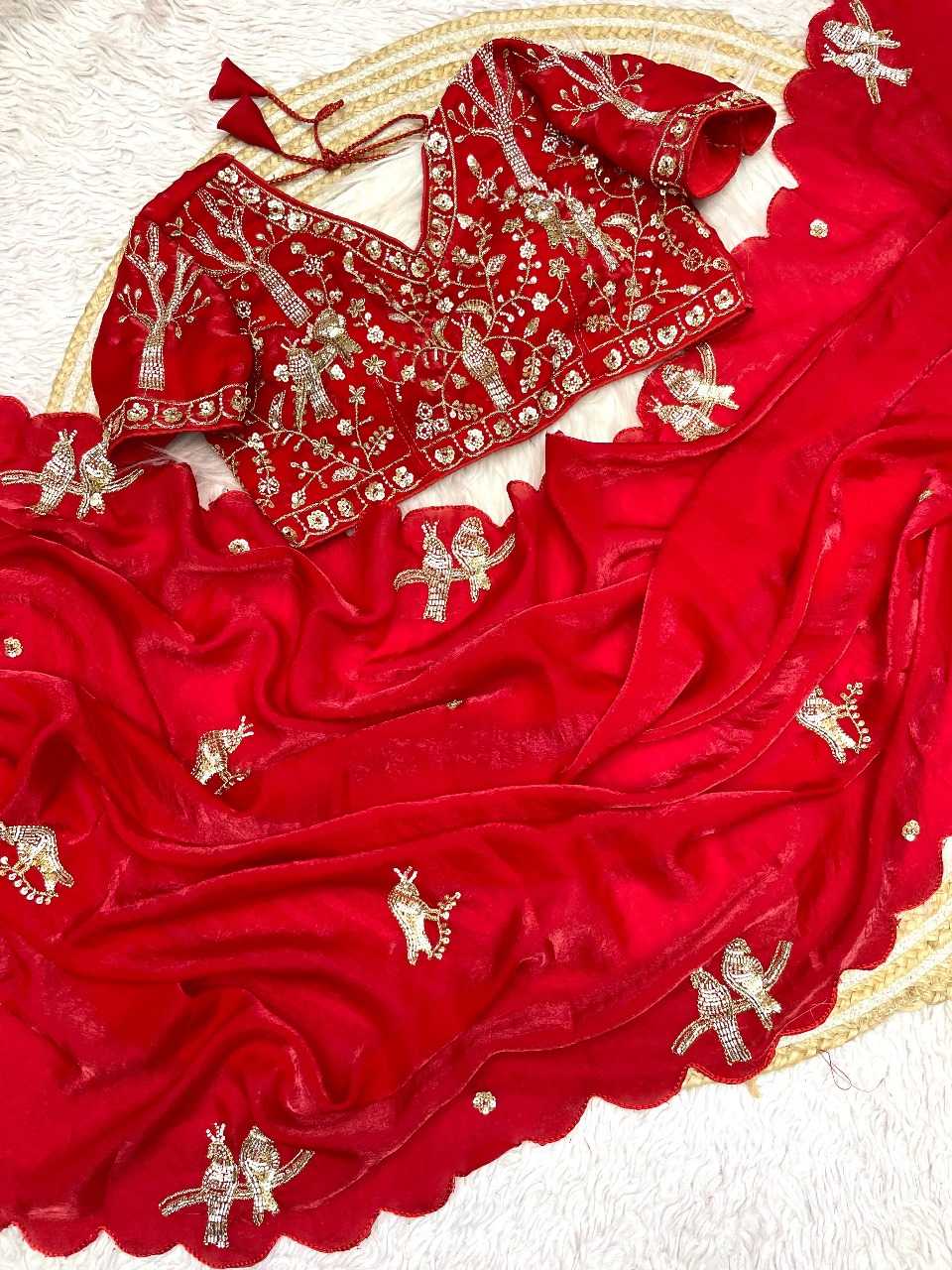 Koyal Satin Silk Soft Saree