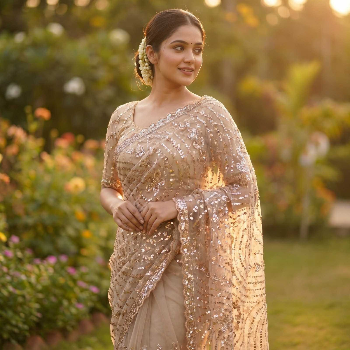 Lekha Soft Net Designer Saree